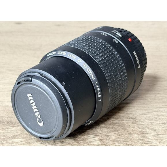 Canon EF 80-200mm f4.5 5.6 II zoom telephoto lens autofocus manual focus - Picture 1 of 13
